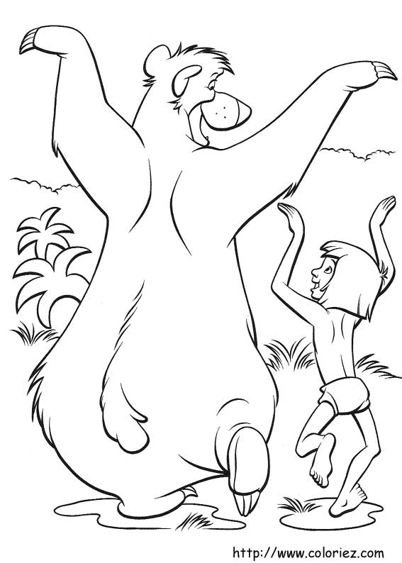Dibujo para colorear: The Jungle Book (Películas de animación) #130293 - Dibujos para Colorear e Imprimir Gratis