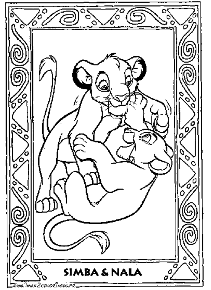 Dibujo para colorear: The Lion King (Películas de animación) #73628 - Dibujos para Colorear e Imprimir Gratis