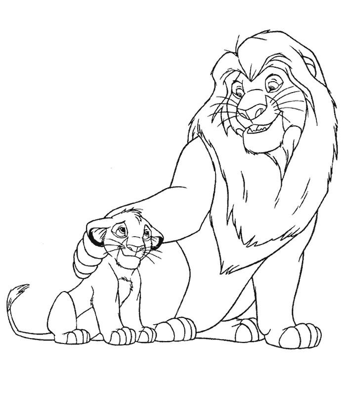 Dibujo para colorear: The Lion King (Películas de animación) #73651 - Dibujos para Colorear e Imprimir Gratis