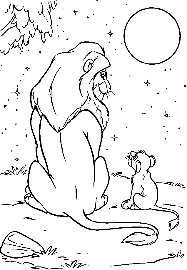 Dibujo para colorear: The Lion King (Películas de animación) #73726 - Dibujos para Colorear e Imprimir Gratis