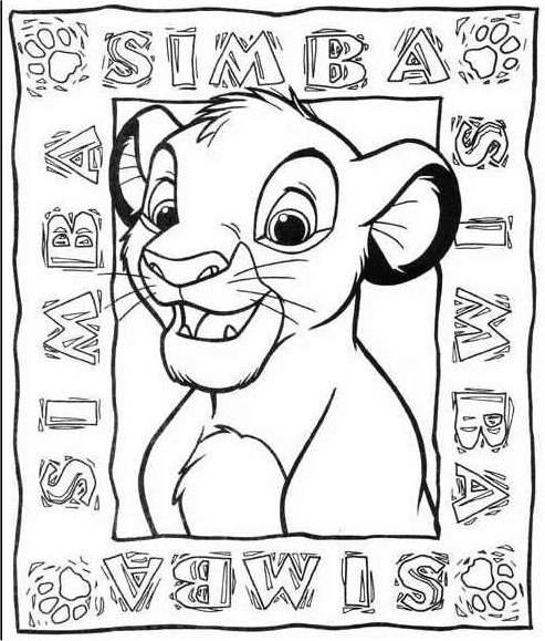 Dibujo para colorear: The Lion King (Películas de animación) #73745 - Dibujos para Colorear e Imprimir Gratis