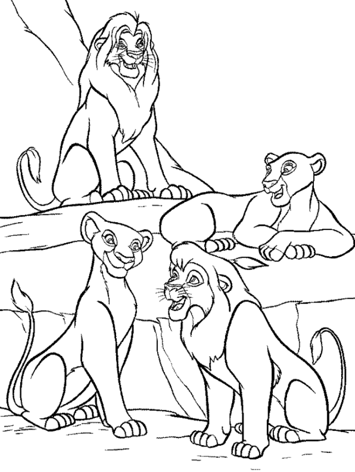 Dibujo para colorear: The Lion King (Películas de animación) #73750 - Dibujos para Colorear e Imprimir Gratis