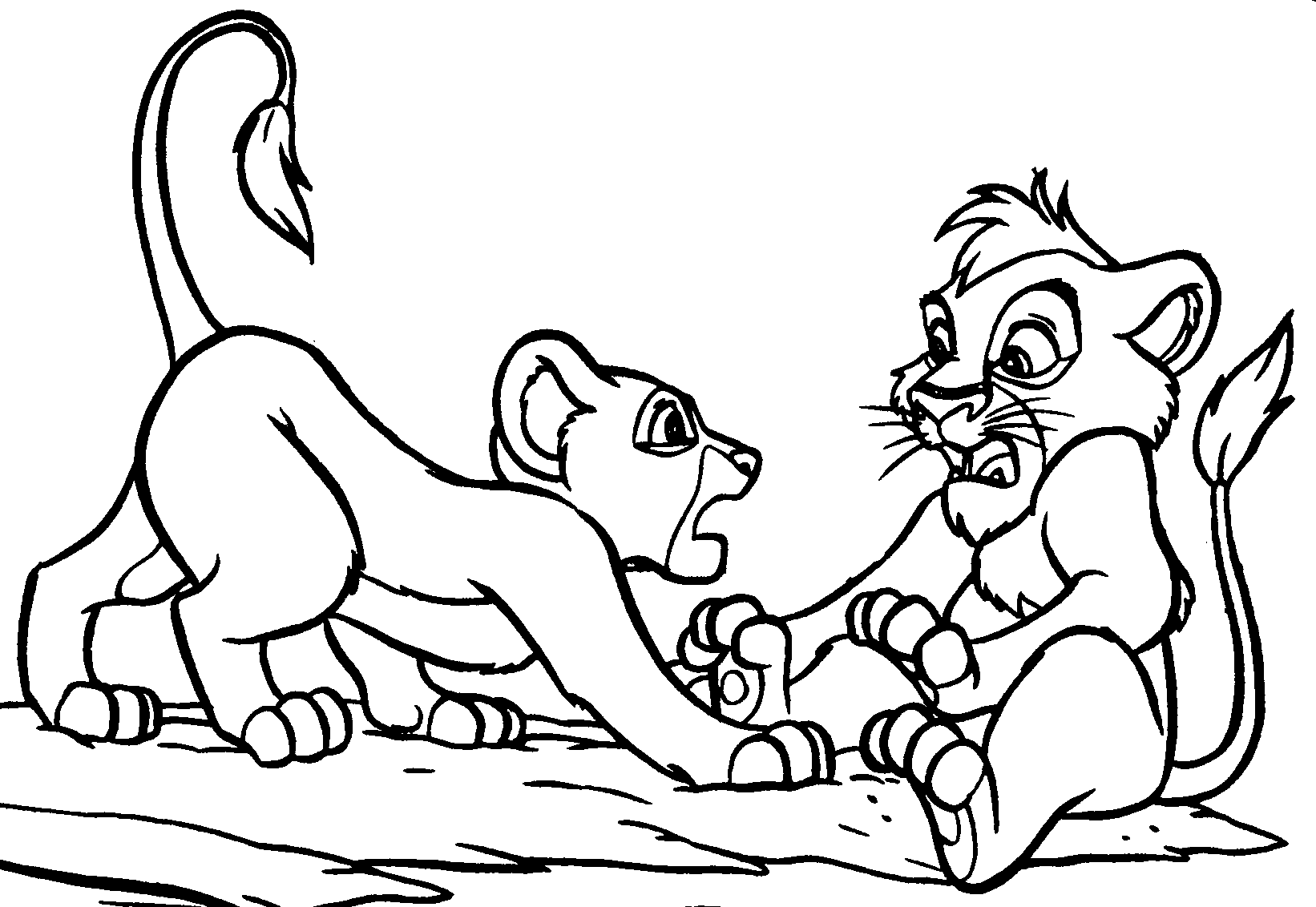Dibujo para colorear: The Lion King (Películas de animación) #73826 - Dibujos para Colorear e Imprimir Gratis