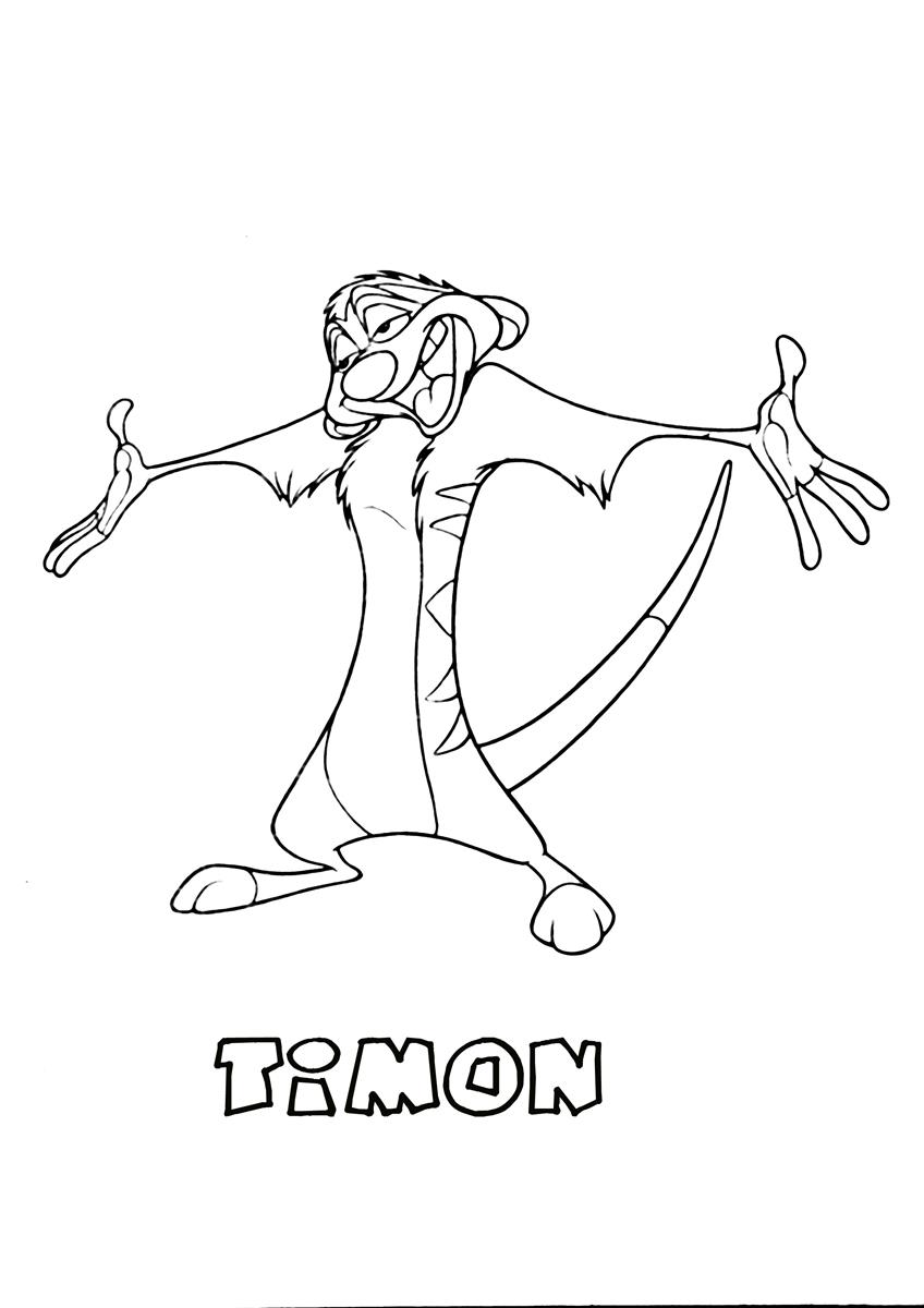 Dibujo para colorear: The Lion King (Películas de animación) #73837 - Dibujos para Colorear e Imprimir Gratis
