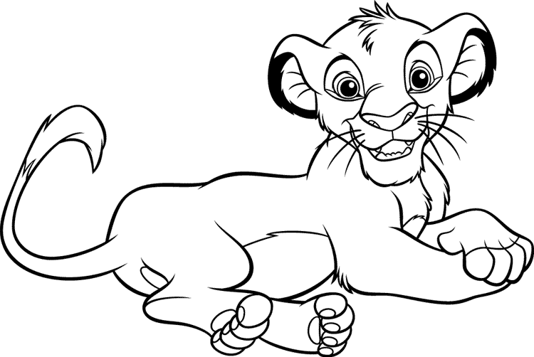 Dibujo para colorear: The Lion King (Películas de animación) #73894 - Dibujos para Colorear e Imprimir Gratis