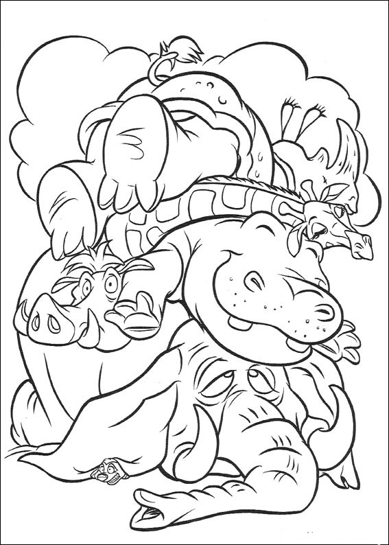 Dibujo para colorear: The Lion King (Películas de animación) #73931 - Dibujos para Colorear e Imprimir Gratis