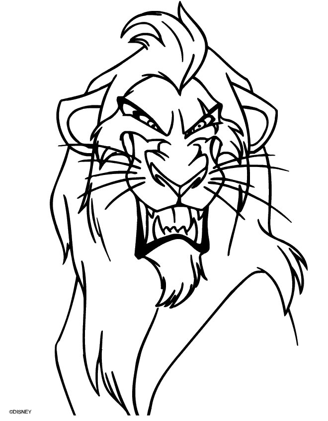 Dibujo para colorear: The Lion King (Películas de animación) #73957 - Dibujos para Colorear e Imprimir Gratis