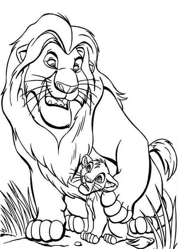 Dibujo para colorear: The Lion King (Películas de animación) #73958 - Dibujos para Colorear e Imprimir Gratis