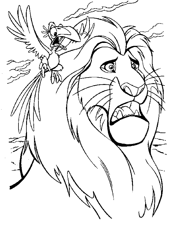 Dibujo para colorear: The Lion King (Películas de animación) #73967 - Dibujos para Colorear e Imprimir Gratis