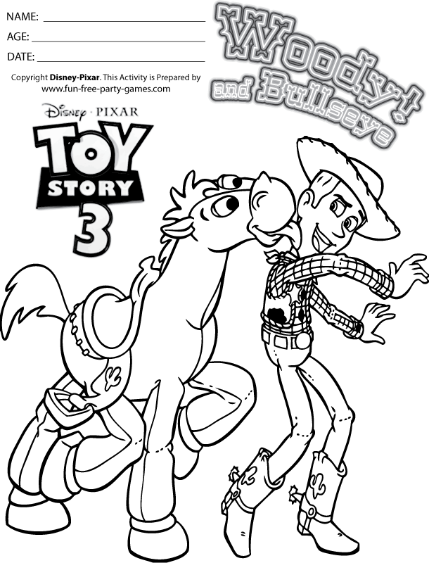 Dibujo para colorear: Toy Story (Películas de animación) #72469 - Dibujos para Colorear e Imprimir Gratis