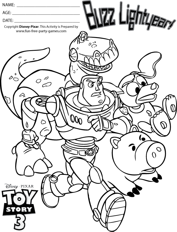Dibujo para colorear: Toy Story (Películas de animación) #72481 - Dibujos para Colorear e Imprimir Gratis