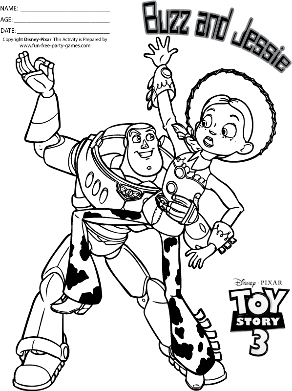 Dibujo para colorear: Toy Story (Películas de animación) #72617 - Dibujos para Colorear e Imprimir Gratis