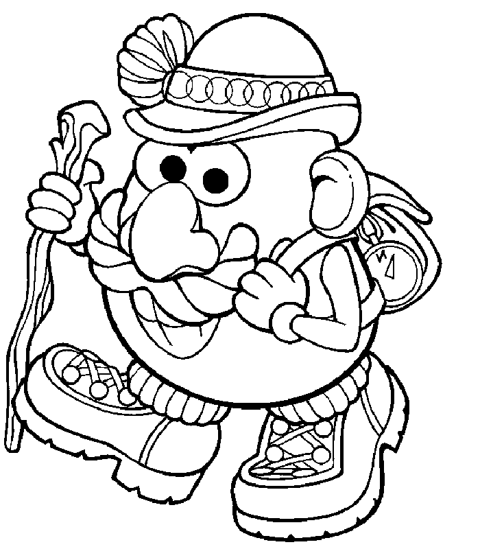 Dibujo para colorear: Toy Story: Mister Potato Head (Películas de animación) #45116 - Dibujos para Colorear e Imprimir Gratis