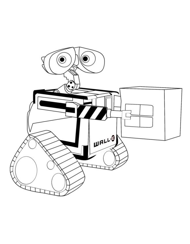 Dibujo para colorear: Wall-E (Películas de animación) #132056 - Dibujos para Colorear e Imprimir Gratis