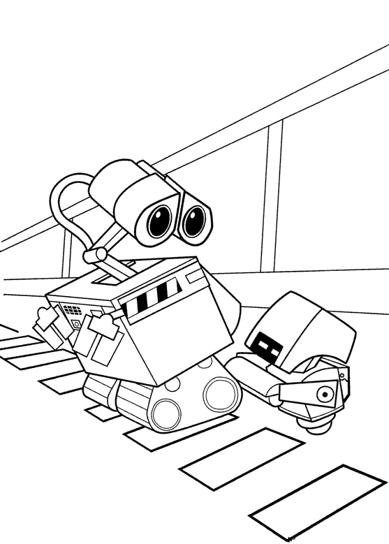 Dibujo para colorear: Wall-E (Películas de animación) #132099 - Dibujos para Colorear e Imprimir Gratis