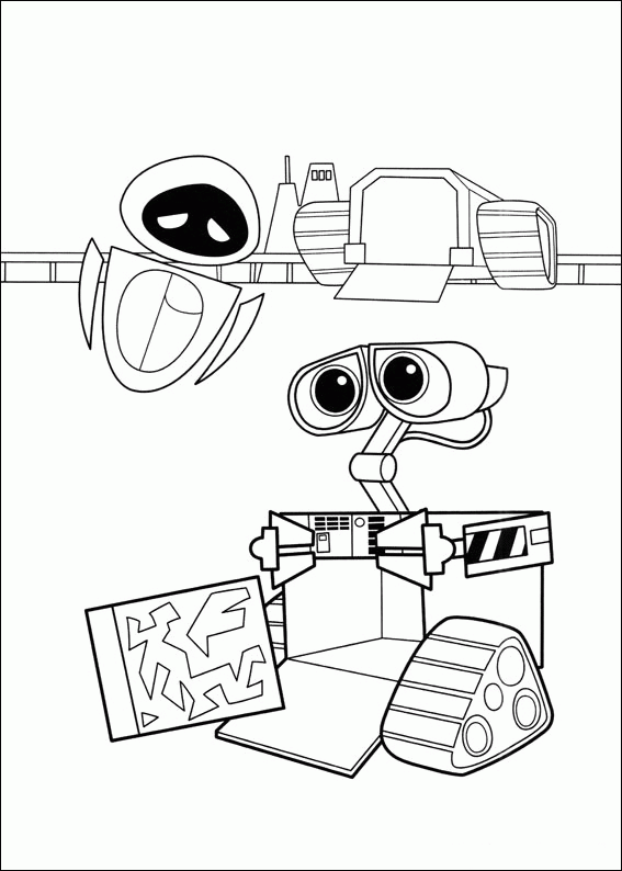 Dibujo para colorear: Wall-E (Películas de animación) #132188 - Dibujos para Colorear e Imprimir Gratis
