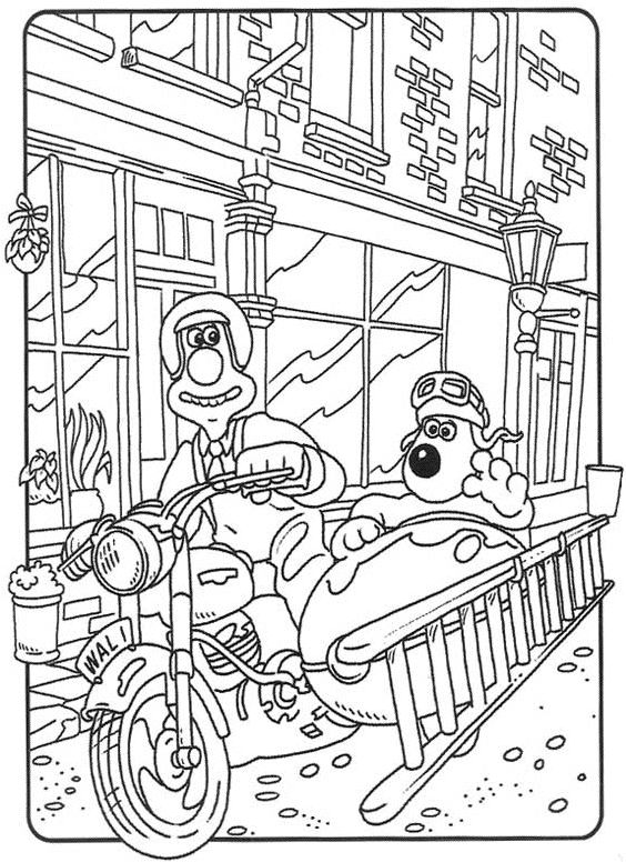 Dibujo para colorear: Wallace and Gromit (Películas de animación) #133465 - Dibujos para Colorear e Imprimir Gratis