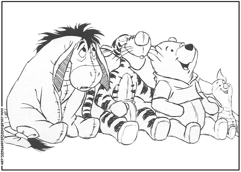 Dibujo para colorear: Winnie the Pooh (Películas de animación) #28649 - Dibujos para Colorear e Imprimir Gratis