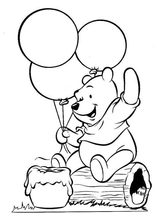 Dibujo para colorear: Winnie the Pooh (Películas de animación) #28668 - Dibujos para Colorear e Imprimir Gratis