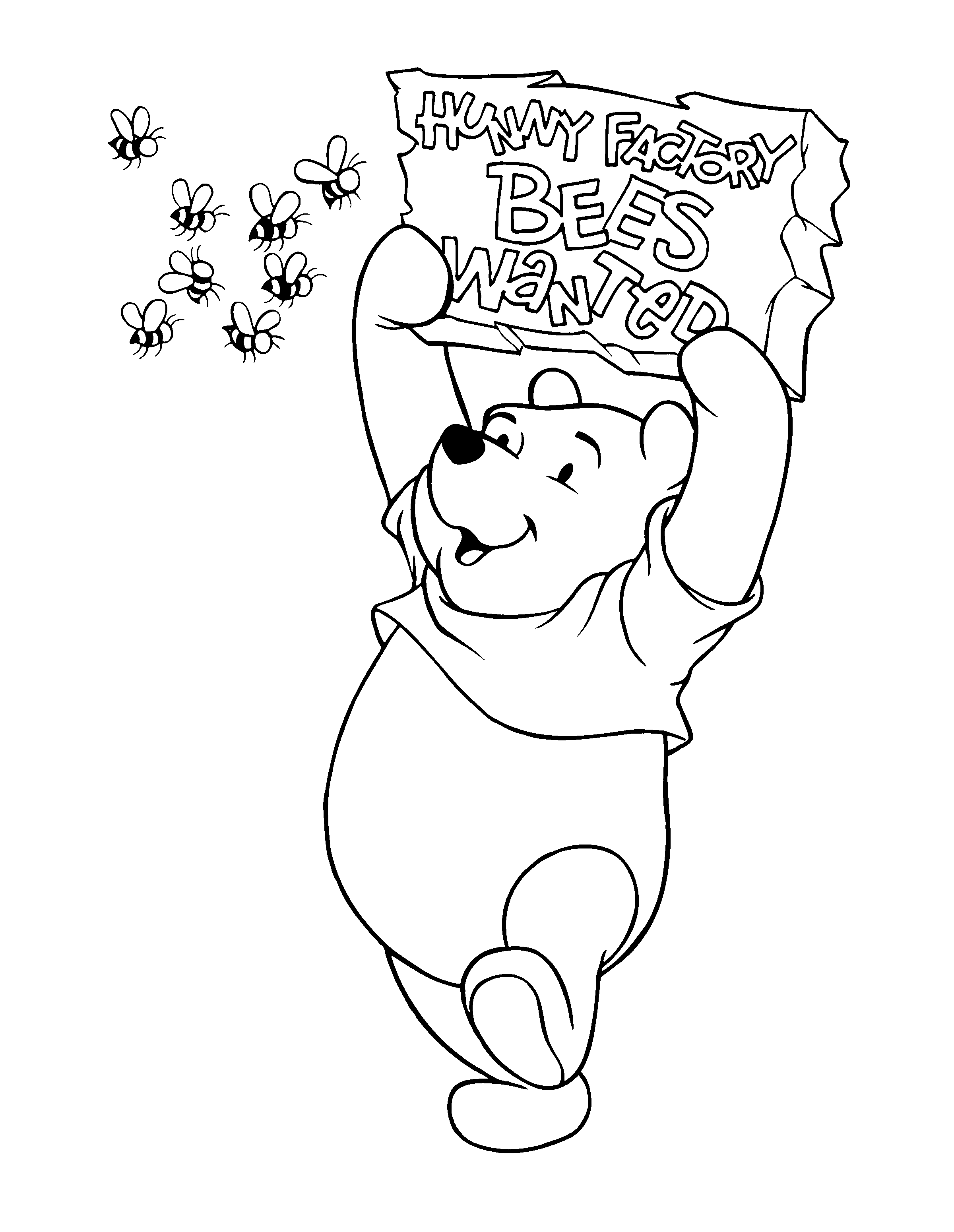 Dibujo para colorear: Winnie the Pooh (Películas de animación) #28780 - Dibujos para Colorear e Imprimir Gratis