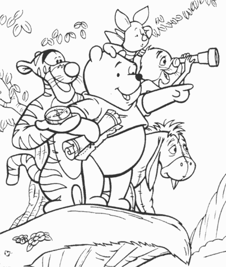Dibujo para colorear: Winnie the Pooh (Películas de animación) #28926 - Dibujos para Colorear e Imprimir Gratis