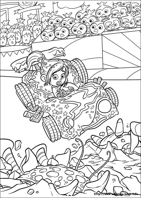 Dibujo para colorear: Wreck-It Ralph (Películas de animación) #130626 - Dibujos para Colorear e Imprimir Gratis