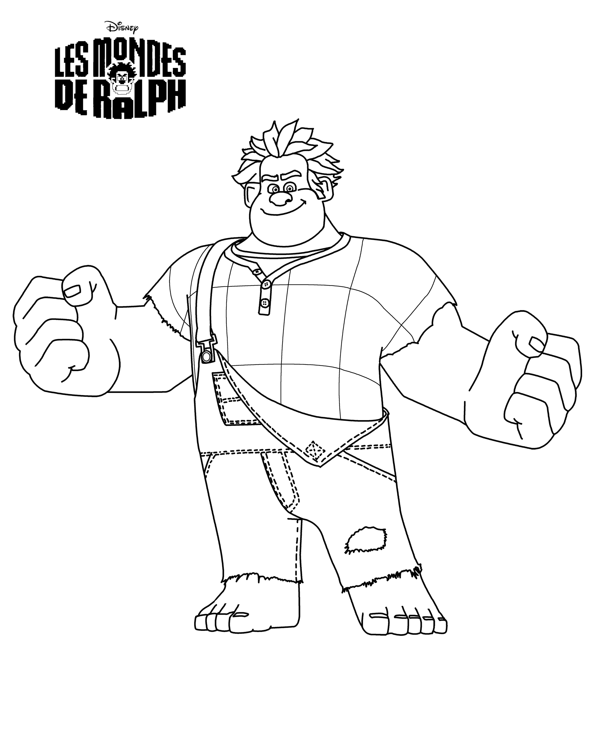 Dibujo para colorear: Wreck-It Ralph (Películas de animación) #130656 - Dibujos para Colorear e Imprimir Gratis