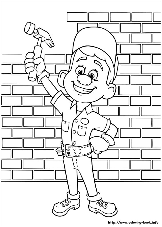 Dibujo para colorear: Wreck-It Ralph (Películas de animación) #130675 - Dibujos para Colorear e Imprimir Gratis