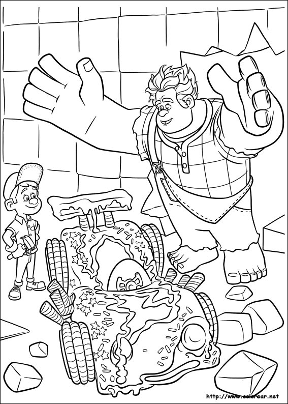 Dibujo para colorear: Wreck-It Ralph (Películas de animación) #130688 - Dibujos para Colorear e Imprimir Gratis