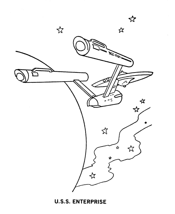 Dibujo para colorear: Star Trek (Películas) #70261 - Dibujos para Colorear e Imprimir Gratis