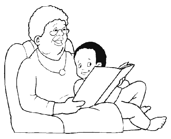Dibujo para colorear: Abuelos (Personajes) #150647 - Dibujos para Colorear e Imprimir Gratis