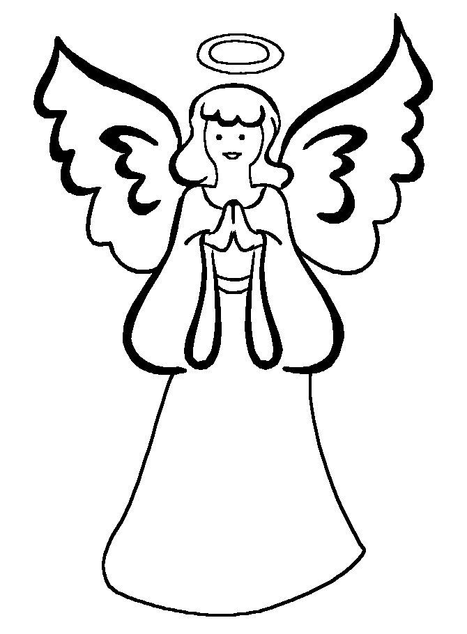 Dibujo para colorear: Angel (Personajes) #86235 - Dibujos para Colorear e Imprimir Gratis