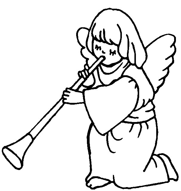 Dibujo para colorear: Angel (Personajes) #86244 - Dibujos para Colorear e Imprimir Gratis