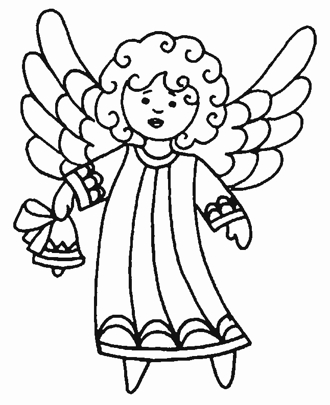 Dibujo para colorear: Angel (Personajes) #86317 - Dibujos para Colorear e Imprimir Gratis