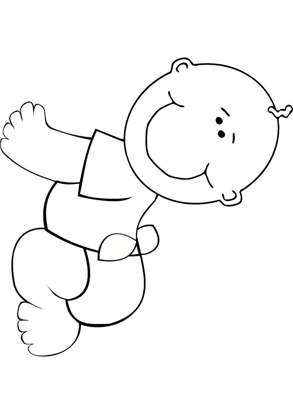 Dibujo para colorear: Bebé (Personajes) #86594 - Dibujos para Colorear e Imprimir Gratis