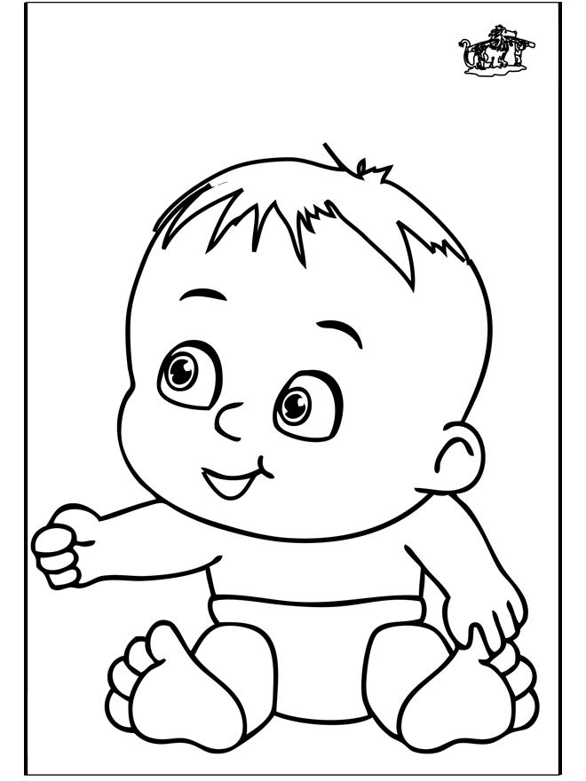 Dibujo para colorear: Bebé (Personajes) #86600 - Dibujos para Colorear e Imprimir Gratis