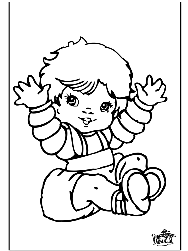 Dibujo para colorear: Bebé (Personajes) #86626 - Dibujos para Colorear e Imprimir Gratis