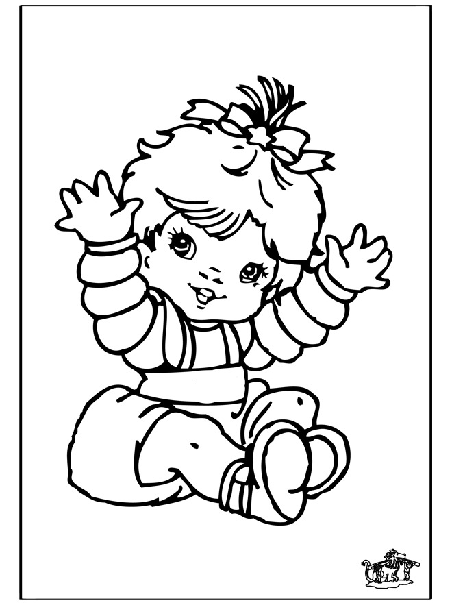 Dibujo para colorear: Bebé (Personajes) #86650 - Dibujos para Colorear e Imprimir Gratis