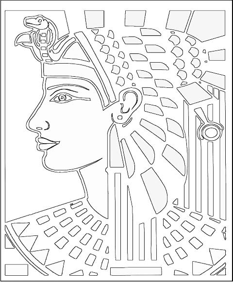 Dibujo para colorear: Cleopatra (Personajes) #90572 - Dibujos para Colorear e Imprimir Gratis
