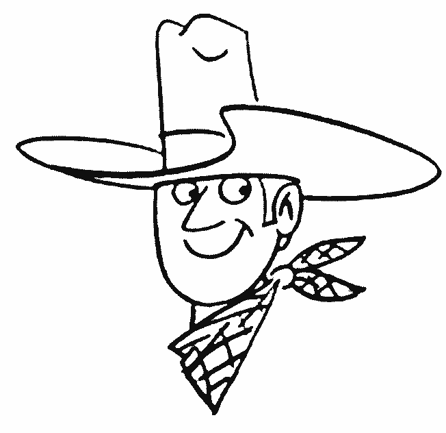 Dibujo para colorear: Cowboy (Personajes) #91437 - Dibujos para Colorear e Imprimir Gratis