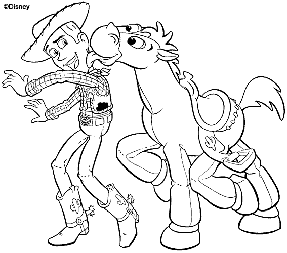 Dibujo para colorear: Cowboy (Personajes) #91587 - Dibujos para Colorear e Imprimir Gratis