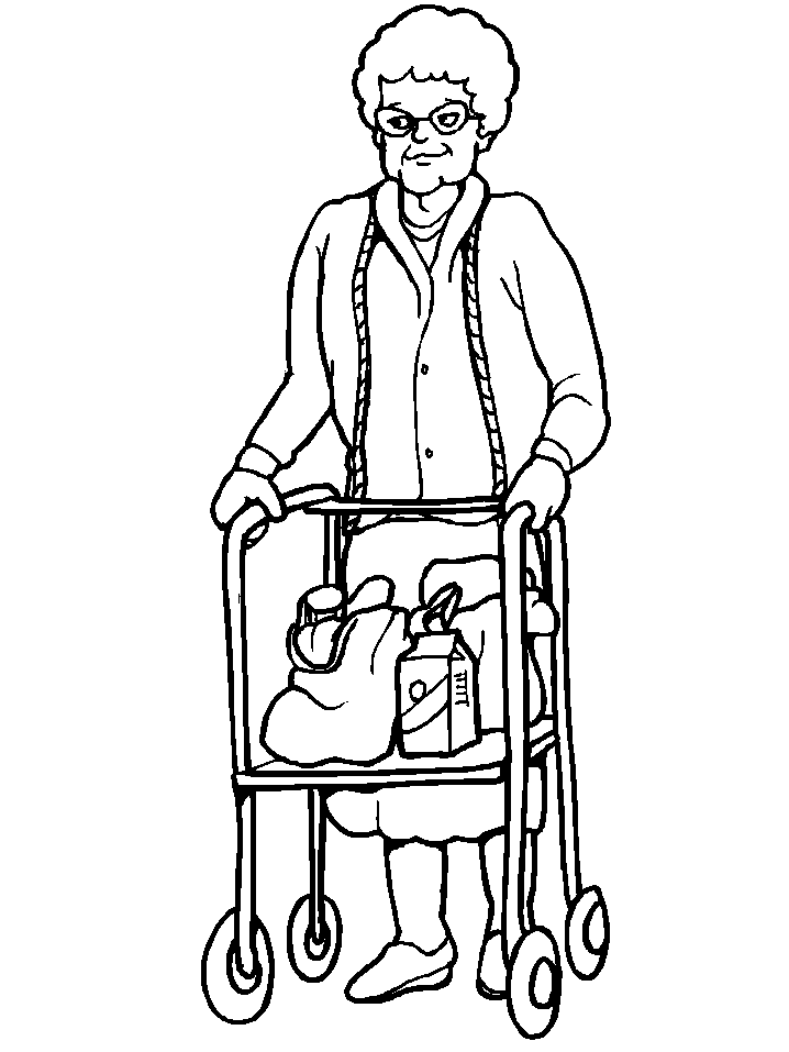 Dibujo para colorear: Discapacitado (Personajes) #98413 - Dibujos para Colorear e Imprimir Gratis