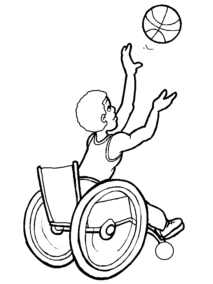 Dibujo para colorear: Discapacitado (Personajes) #98421 - Dibujos para Colorear e Imprimir Gratis