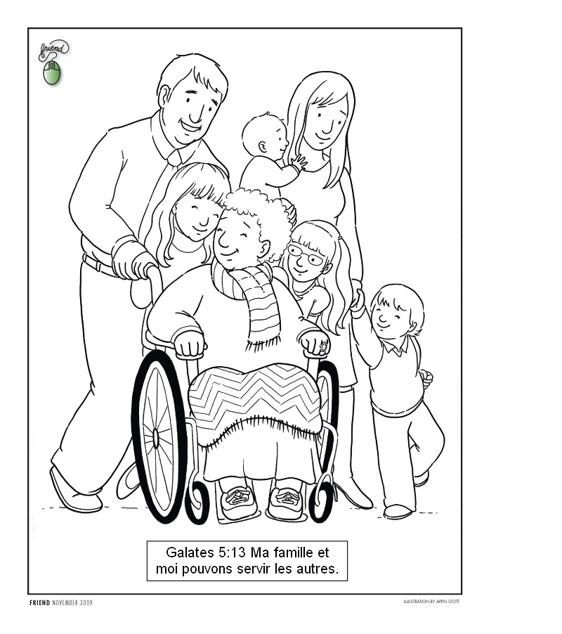 Dibujo para colorear: Discapacitado (Personajes) #98437 - Dibujos para Colorear e Imprimir Gratis