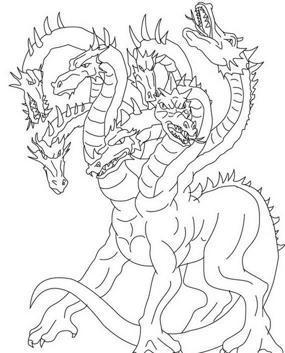 Dibujo para colorear: Dragón (Personajes) #148434 - Dibujos para Colorear e Imprimir Gratis