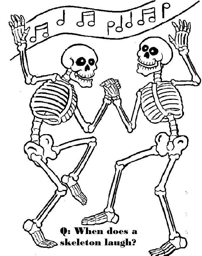 Dibujo para colorear: Esqueleto (Personajes) #147494 - Dibujos para Colorear e Imprimir Gratis