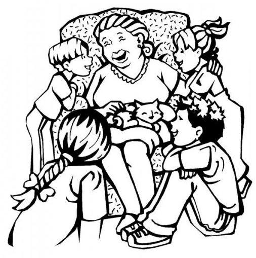 Dibujo para colorear: Familia (Personajes) #95242 - Dibujos para Colorear e Imprimir Gratis