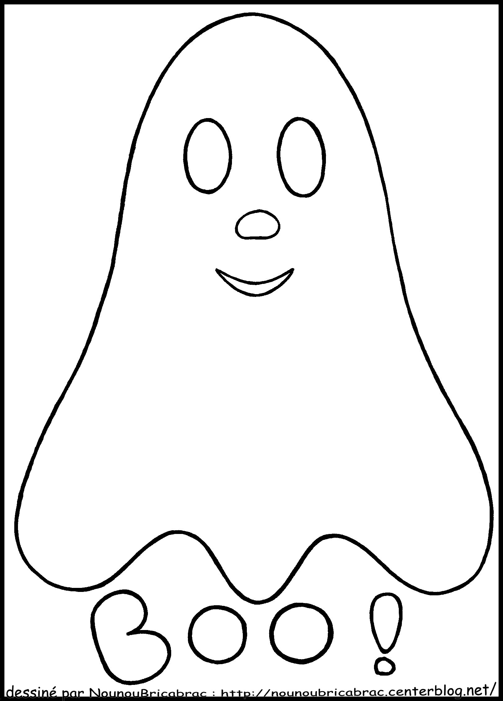 Dibujo para colorear: Fantasma (Personajes) #95440 - Dibujos para Colorear e Imprimir Gratis