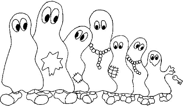 Dibujo para colorear: Fantasma (Personajes) #95615 - Dibujos para Colorear e Imprimir Gratis