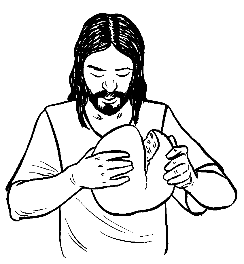 Dibujo para colorear: Jesús (Personajes) #99139 - Dibujos para Colorear e Imprimir Gratis
